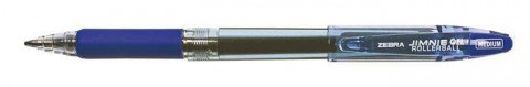 Zseléstoll, 0,38 mm, kupakos, ZEBRA "Jimnie", kék