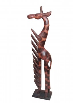 Zsiráf-Elefánt dekor. 150cm Alap:Fa