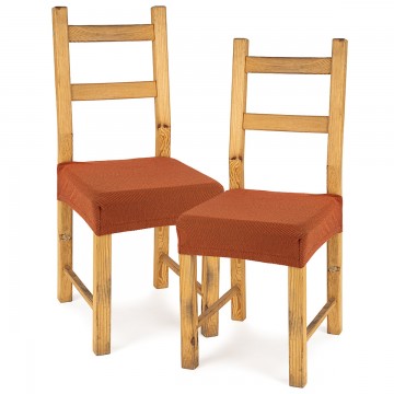 4Home Comfort multielasztikus székhuzat, terracotta, 40 - 50 cm, 2...