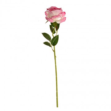 Műrózsa, rózsaszín, 51 cm