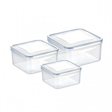 Tescoma FRESHBOX négyzet alakú ételtároló doboz, 3 db, 1,2/2/3 l 
