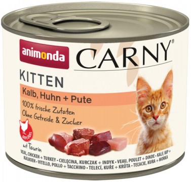 Animonda Carny Kitten veal, poultry & turkey 200 g