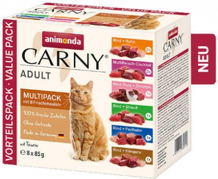 Animonda Carny Multipack 8x85 g