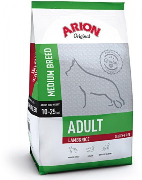 Arion Adult Medium Breed - Lamb & Rice 12 kg