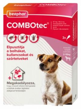 Beaphar COMBOtec Dog Spot On S 2-10 kg 3x0,67 ml