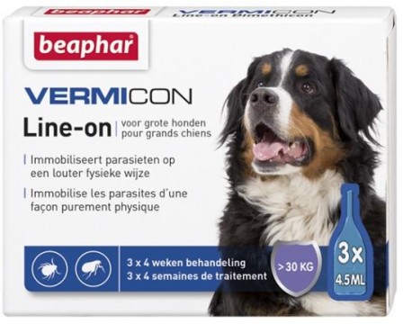 Beaphar Vermicon Dog Line-on Spot-on L 30 kg felett 3x4,5 ml