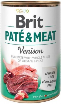 Brit Brit Pate & Meat Venison 6x400 g
