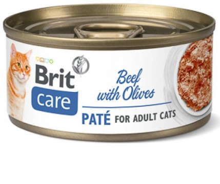 Brit Care Adult Paté beef with olives 70 g