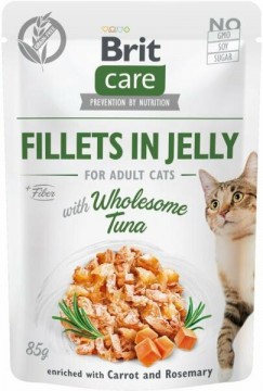Brit Care Fillets in jelly tuna 85 g
