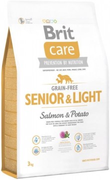 Brit Care Grain-Free Senior & Light Salmon & Potato 3 kg