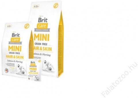 Brit Care Mini Grain Free Hair & Skin Salmon & Hering 0,4 kg