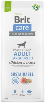 Brit Care Sustainable Adult Large Breed Chicken & Insect 2x12 kg