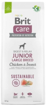 Brit Care Sustainable Junior Large Breed Chicken & Insect 2x12 kg