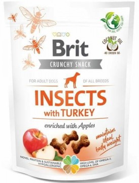 Brit Crunchy Crakcer Insect&Turkey rovarok pulykával és almával 200...