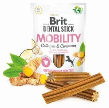 Brit Dental Stick Mobility Collagen & Curcuma 251 g