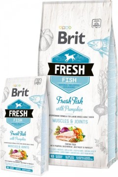 Brit Fresh Adult Large Fish with Pumpkin Muscles & Joints 12 kg