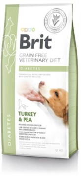 Brit Grain Free Veterinary Diet Dog Diabetes Turkey & Peas 2 kg