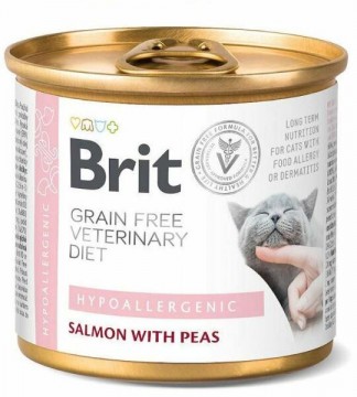 Brit Grain Free Veterinary Diet Hypoallergenic salmon & pea 200 g