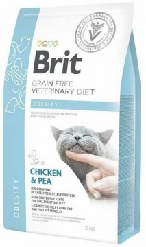 Brit Grain Free Veterinary Diet Obesity chicken & pea 2 kg