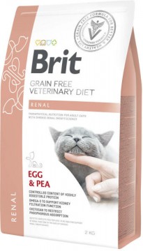 Brit Grain Free Veterinary Diet Renal egg & pea 2 kg