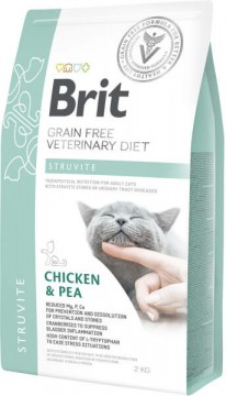 Brit Grain Free Veterinary Diet Struvite chicken & pea 2 kg