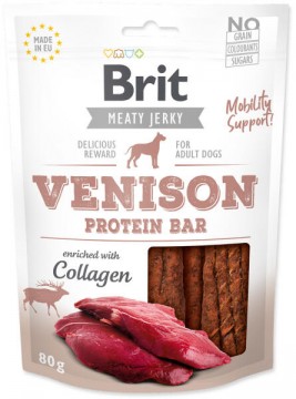 Brit Jerky Venison Protein Bar szarvas fehérje szelet 80 g
