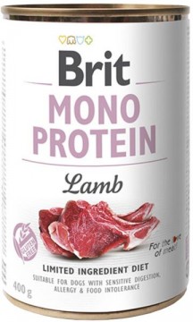 Brit Mono Protein Lamb 24x400 g
