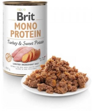 Brit Mono Protein Turkey & Sweet Potato 6x400 g
