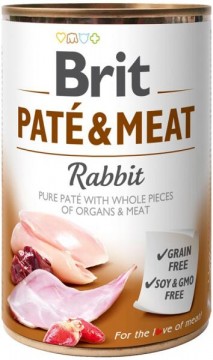 Brit Pate & Meat Rabbit 24x400 g