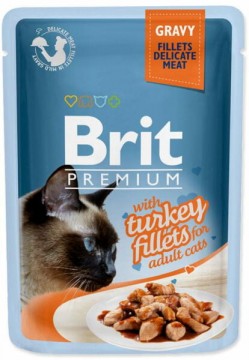 Brit Premium Adult turkey fillets in gravy 85 g
