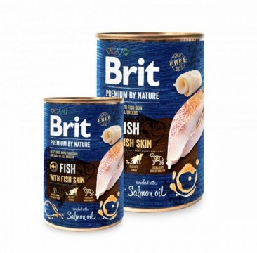 Brit Premium by Nature Adult Fish with Fish Skin 24x800 g