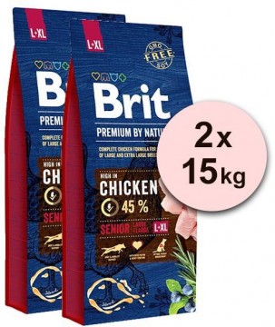 Brit Premium by Nature Senior Large/Extra Large 2x15 kg