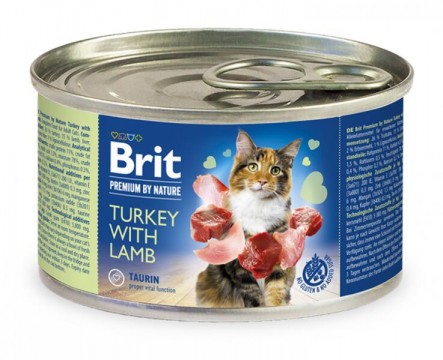Brit Premium by Nature turkey with lamb 200 g