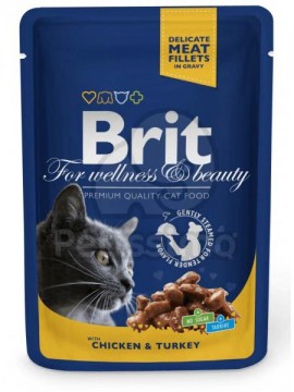 Brit Premium Cat chicken & turkey 100 g