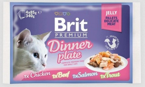 Brit Premium Dinner Plate jelly 4x85 g