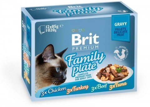Brit Premium Family Plate gravy 12x85 g