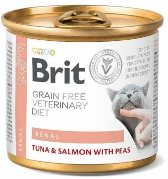 Brit Veterinary Diet Renal tuna, salmon & pea 200 g