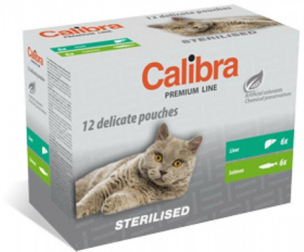 Calibra Premium Line Sterilised Multipack 12x100 g