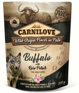 CARNILOVE Adult Buffalo with Rose Petals 300 g