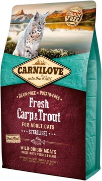 CARNILOVE Adult Fresh Sterilised carp & trout 2 kg