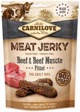 CARNILOVE Jerky Snack Beef Fillet marha filé 100 g