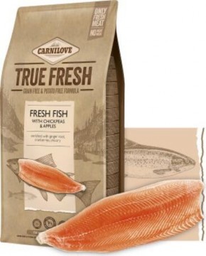 CARNILOVE True Fresh Dog Adult Fish with Chickpeas & Apples 4 kg
