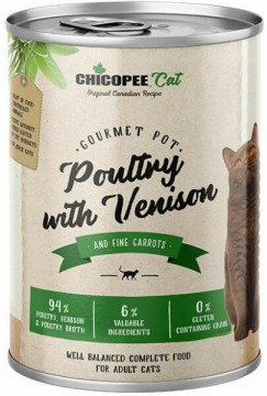 Chicopee Adult Gourmet Pot poultry with venison 400 g