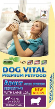 DOG VITAL Adult Sensitive Maxi Breeds - Lamb 12 kg