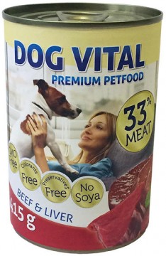 DOG VITAL Beef & Liver 415 g