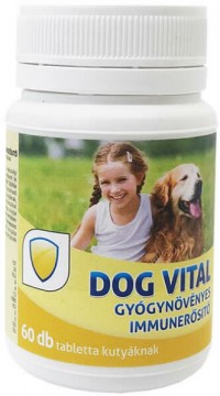 DOG VITAL Gyógynövényes immunerősítő 60 db