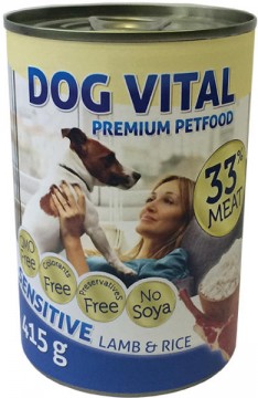 DOG VITAL Sensitive Lamb & Rice 415 g