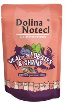 Dolina Noteci Superfood veal with lobster & shrimp 85 g