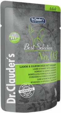 Dr.Clauder's Best Selection No.03 lamb & rabbit with amaranth 85...