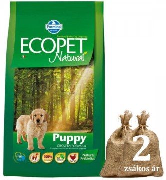 Ecopet Natural Puppy Medium 2x14 kg